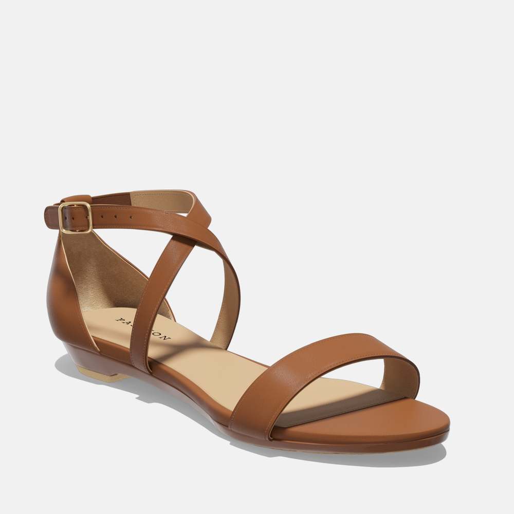 CONVERTIBLE HEEL - Pashion 1.0 The Sandal - Whiskey Leather Stiletto 4 Inch - Picture 5 of 5